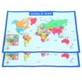 thumbnail image 4 of 2Pcs World Map Children Preschool Poster Household Kids Cognitive Poster, 4 of 7