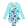thumbnail image 1 of 2025 ands S Bathing Suit Size 12 Swimsuit Rash Guard Long Bathing Suits for s Sleeve 1 Piece ZipperTwo Piece Swimsuit Bathing Suits Upf 50+ Sun, 1 of 2