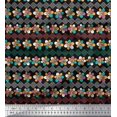thumbnail image 1 of Forme de Diamant et Tissu Imprimé Artistique Floral 1 Yard 42 Inch Wide, 1 of 1