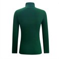 thumbnail image 5 of Dagegui Chandails à Col Roulé pour Femmes Automne Hiver Coupe Ajustée Manches Longues Tricoté Chandail Uni Chandail Hauts Vert Armée,G, 5 of 5