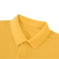 thumbnail image 3 of Sunnyoo Tween Boy's Polo Shirts Long Sleeved Solid Color Basic Polos Breathable Basic Undershirt, 3 of 3