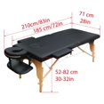 thumbnail image 2 of GreenLife® 2-Section 5" Luxury Wooden Super Stable Portable Massage Table - MTW122, 2 of 6