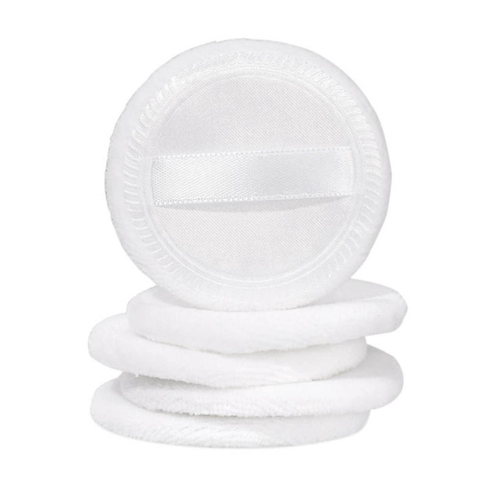 WIFKLSIIPG 5 Pcs Houppette Ronde en Coton Houppette de Maquillage Tampons Compacts en Coton Types Cosmétiques Outil de Maquillage
