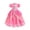 Dress, variant on Princess Peach Costume Dress for Kids Girls Dress Up & Crown Wand Earrings Accessories Halloween Cosplay