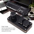 thumbnail image 3 of 2 Key Gaming Mechanical Keyboard, Wired Mini Mechanical Keyboard 2 Key 1 Knob Customizable Macro Programming  for Home, 3 of 7