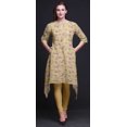 thumbnail image 2 of Bimba Tuniques Indiennes Orange à Motif Cachemire, Feuilles et Roses pour Filles, Haut Décontracté Imprimé pour Femmes, Kurti Ethnique Grande, 2 of 6