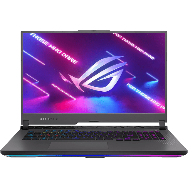 ASUS ROG Strix G17(2023)17.3”FHD 144Hz Ordinateur Portable de Jeu, Ryzen 9 7945HX, GeForce RTX 4050, 16 Go DDR5 1 To PCIeSSD, Wi-Fi6E, Win11Home, Clavier RGB par Touche, Interrupteur MUX, Refroidissement Intelligent ROG