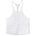 thumbnail image 2 of Lmnyox Men's Workout Tank Tops Cotton Sleeveless Stretchy Training Muscle Tee Quick Dry Athletic Shirts, 2 of 5
