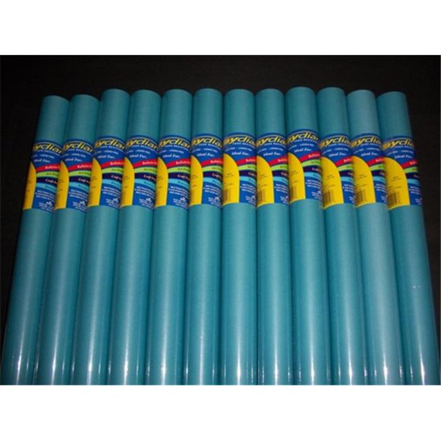 80191 RiteCo Raydiant RiteCo Raydiant Rouleaux d'Art Résistants à la Décoloration Turquoise 24 Po X 12 Pi Lot de 12