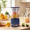 thumbnail image 1 of ABPWLY Juicer Machines Automatic Fruit and Vegetable Juicer with Pulp Separation, USB Rechargeable, Easy Clean, Portable, for Orange, Apples, Homemade Juice, Cleaning Brush, 1 of 5