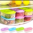 thumbnail image 1 of Wzzjkit Fridge Organizer, Stackable Refrigerator Organizer Bins with Lids, Fridge Organizers and Storage Containers for Fruit, Vegetable, Food, Drinks, Cereals, 1 of 4