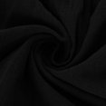 thumbnail image 4 of yoeyez Robe Maxi d'Été en Lin pour Femmes, Robe d'Été Plissée à Manches Cap pour Dames Grande Taille, Col Rond, Mini-Robe Décontractée Froncée, Coupe Ample, Ligne A, Robes de Plage Noires, 4TG, 4 of 7