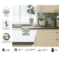 thumbnail image 3 of ELLE Ocean Breeze Series Magnetic Tabletop Rechargeable Fan (Sage Green), 3 of 5