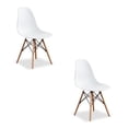 thumbnail image 4 of Table Eiffel Heavenly Collection - Base naturelle (39") avec deux chaises en bois blanc, 4 of 7