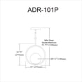 thumbnail image 5 of Pendentif Dainolite ADR-101P-AGB en laiton vieilli, 5 of 5