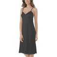 thumbnail image 2 of Vanity Fair Womens Rosette Lace Full Slip, 42-24 Length, Midnight Black, 2 of 5