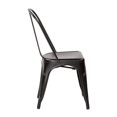 thumbnail image 3 of Bristow Armless Metal Chair in Matte Black Finish 4 Pack, 3 of 4