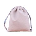 thumbnail image 1 of QualitChoice Jewellery Pouch Drawstring Bags Bracelet Packaging Goodies Mobile Phone Storage Holder Party Gifts Drawable Pouches Silver Gray-5*7 1Set, 1 of 6