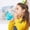 bleu, variante sur MZCPSYHA Sifflet Oiseaux Édition Transparente Double Mode Changement de Son Sangle Suspendue Appel et Sifflet Créatif Gadget de Loisirs