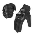 thumbnail image 2 of 2Pcs Motorcycle Gloves Touch Screen Durable Racing Gloves Outdoor Gloves for Men Black L, 2 of 8