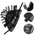 thumbnail image 1 of UPOUART U Shaped Wig Mesh Caps for Decor Black Cloth Adjustable Size 2 Pieces, 1 of 8