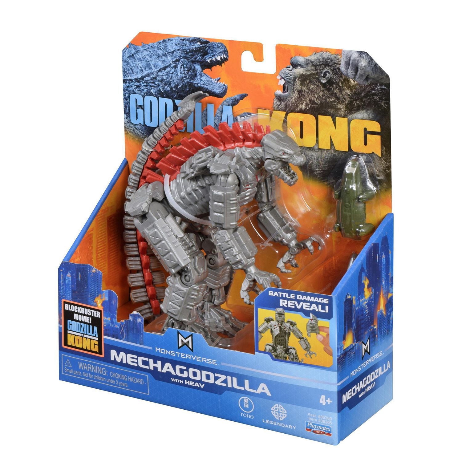 Playmates - Monsterverse - Godzilla Vs Kong - Mechagodzilla Figure 6" (15 cm)