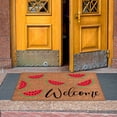 thumbnail image 4 of Front Matt 1PCS Summer Door Mat Hello Door Mat Welcome Door Mats Summer Decorative Doormat Low Profile Front Door Non Slip Indoor Doormat for Home Entrance Outside Entry Yard Floor Rugs Entryway, 4 of 8