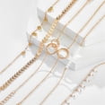 thumbnail image 3 of Charme Mode Femmes Acier Inoxydable Lots Style Manchette Ouverte Bracelet Jonc Chaîne, 3 of 9