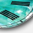 thumbnail image 2 of DesignArt Horloge Murale Grande en Verre de Mer, 2 of 3