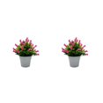 thumbnail image 2 of Maytalsory Elegant For Stylish Home Decor With Fake Flowers And Plants Long-lasting pink 2Set, 2 of 6