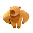 thumbnail image 4 of HILABEE Peluche Capybara Muscle Jouet en Peluche Capybara Mignon Animal en Peluche, 4 of 9