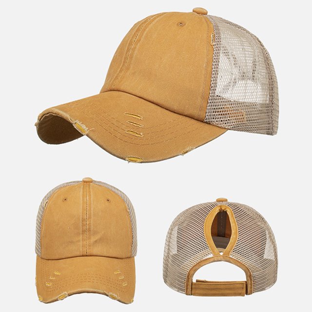 Unisex Men Women Solid Color Sun Hat Adjustable Baseball Cap Hip Hop Hat