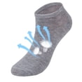 thumbnail image 4 of GDREDA Mens Socks Ankle Low Cut Made In Italy 100% Cotton 10 Pairs (Grey,One Size), 4 of 5