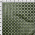 thumbnail image 3 of oneOone Georgette Viscose Fabric Geometric & Floral Block Printed Craft Fabric BTY 42 Inch Wide, 3 of 4