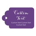 thumbnail image 1 of 100 PCS Personalized Paper Hang Tags Made Any Text Custom Tags Wedding Favor Gifts, 1 of 1