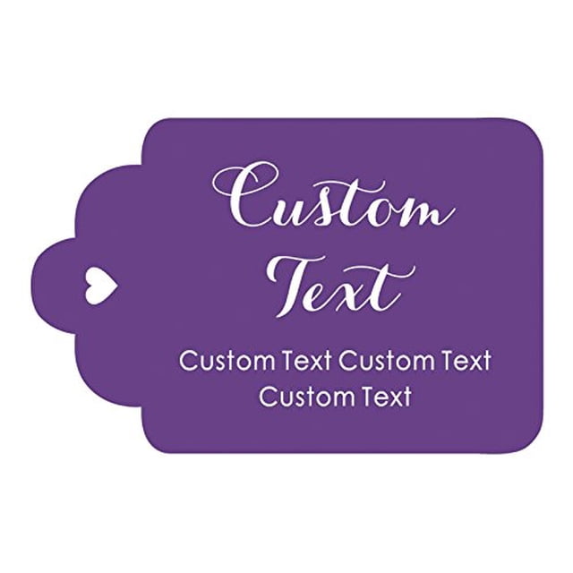 100 PCS Personalized Paper Hang Tags Made Any Text Custom Tags Wedding Favor Gifts