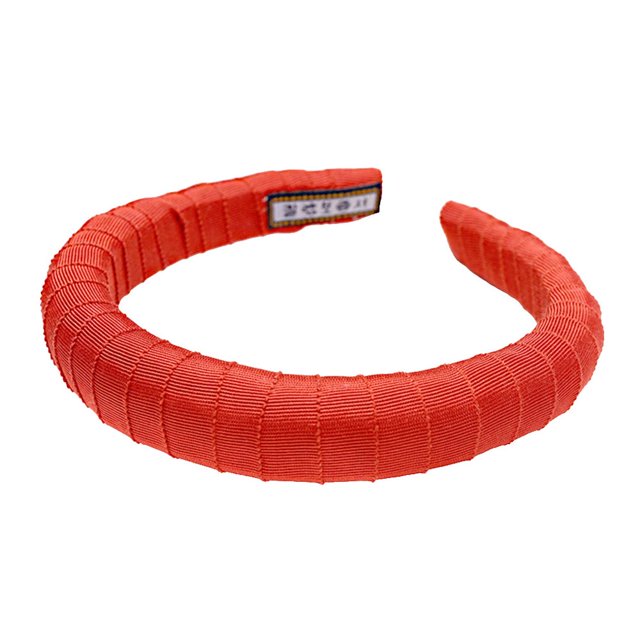 Femmes Filles Bandeau Enveloppé Éponge Simple Style Bande Épaisse Rembourrée Mode Bandeaux Cerceau Réglable
