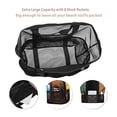 thumbnail image 3 of Pompotops Swimming Beach Bag Swimsuit Mesh Storage Bag Large Mesh Travel Sports Handbag 9 Pockets Clearance, 3 of 6