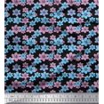thumbnail image 1 of Soimoi Silk Fabric Artistic Floral Print Fabric by Yard 42 Inch Wide, 1 of 3