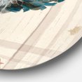 thumbnail image 2 of Designart 'Wood Farm Roaster III' Farmhouse Metal Circle Wall Art, 2 of 3