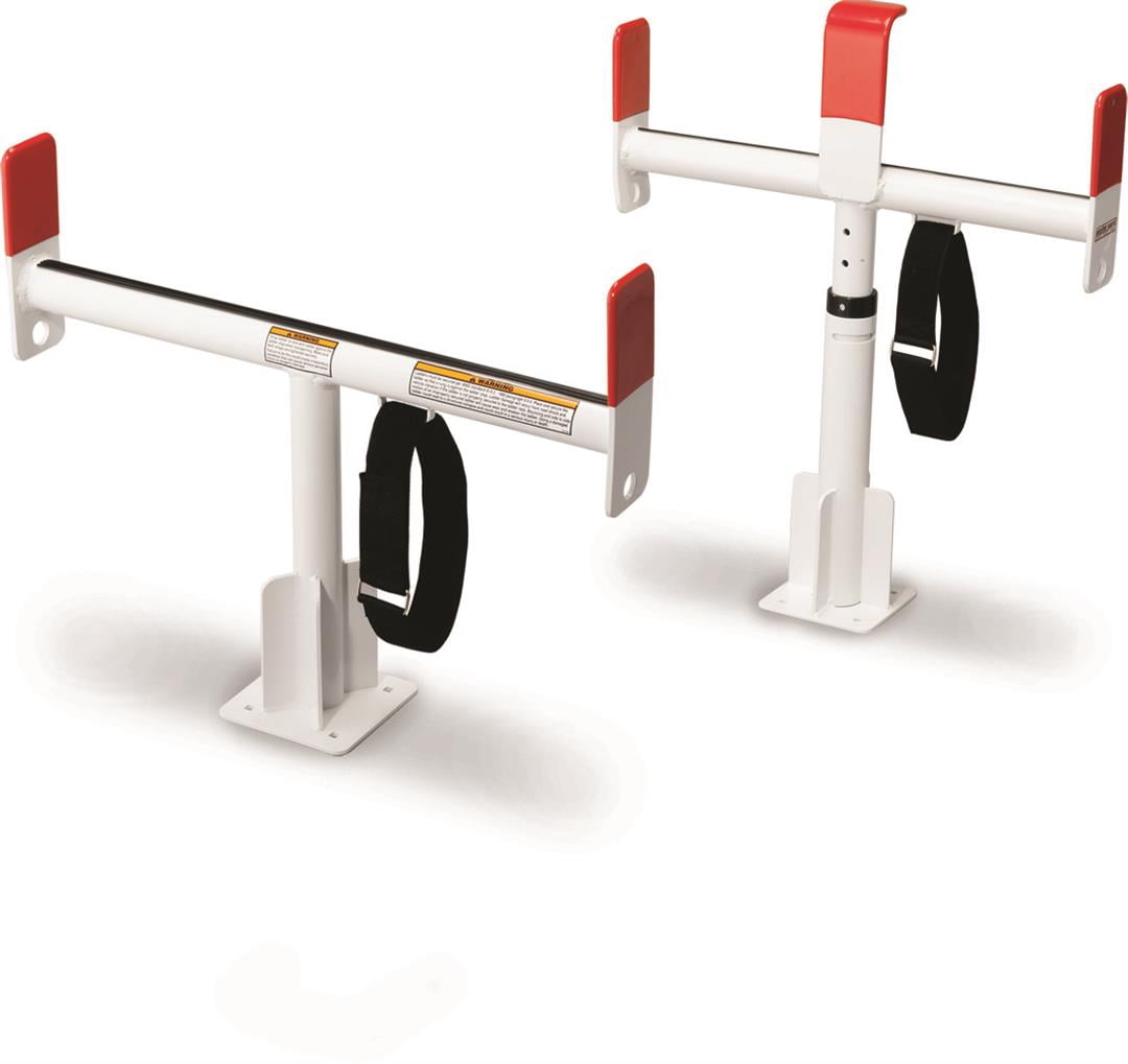 Weather Guard Ladder Rack 1425-3 200 Pound Capacity; Multi-Fit; Powder Coated; White; Aluminum
