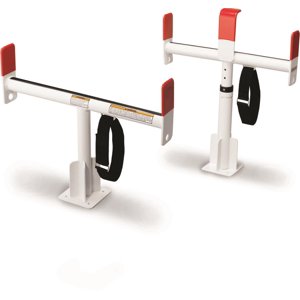 Weather Guard Échelle 1425-3 200 Capacité de la livre; Multi-Fit; Enduit en poudre; Blanc; Aluminium