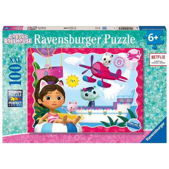 Ravensburger 100-Piece Gabby's Dollhouse Jigsaw Puzzle