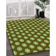 thumbnail image 3 of Ahgly Company Tapis d'Intérieur Rectangulaire Transitionnel Lavable à la Machine, Bronze Foncé Brun, 8 Pieds x 12 Pieds, 3 of 7