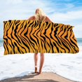 thumbnail image 2 of Sandproof Beach Blanket Lightweight Microfiber Beach Towel Super Lightweight Colorful Bath Towel Sandproof Beach Blanket Multi-Purpose Towel for Travel Swimming Pool 29X59 Inch, 2 of 5