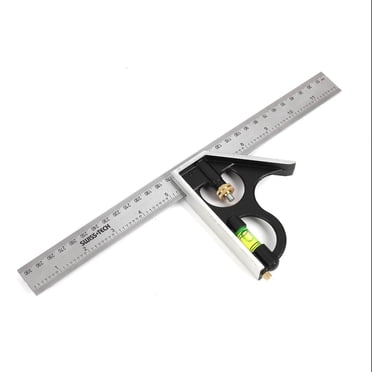 Swiss Tech 12" Combination Square,Stainless Steel Ruler