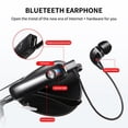 thumbnail image 2 of fastboy Lunettes de Soleil Intelligentes Multifonctions Bluetooth 4.0 Lunettes UV400 Lunettes de Soleil Intelligentes avec Écouteurs Externes Microphone Appels Mains Libres pour Conduite Extérieure Affaires, 2 of 8