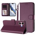 thumbnail image 3 of GANGXUN Wallet Case for iPhone 16 – Magnetic Closure, RFID Blocking, Wrist Strap, Wireless Charging Compatible, 3 of 6