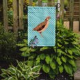 thumbnail image 2 of Carolines Treasures BB8129GF Golden Phoenix Quail Blue Check Garden Flag, 2 of 3