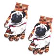 thumbnail image 1 of Coofit Winter Gloves Polyester Fiber 3D Pattern Soft Knitted Gloves Full Fingers Gloves, 1 of 4